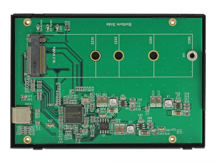 Delock External 2.5? Enclosure for M.2 NVMe PCIe SSD with USB 3.1 Gen 2 USB Type-C