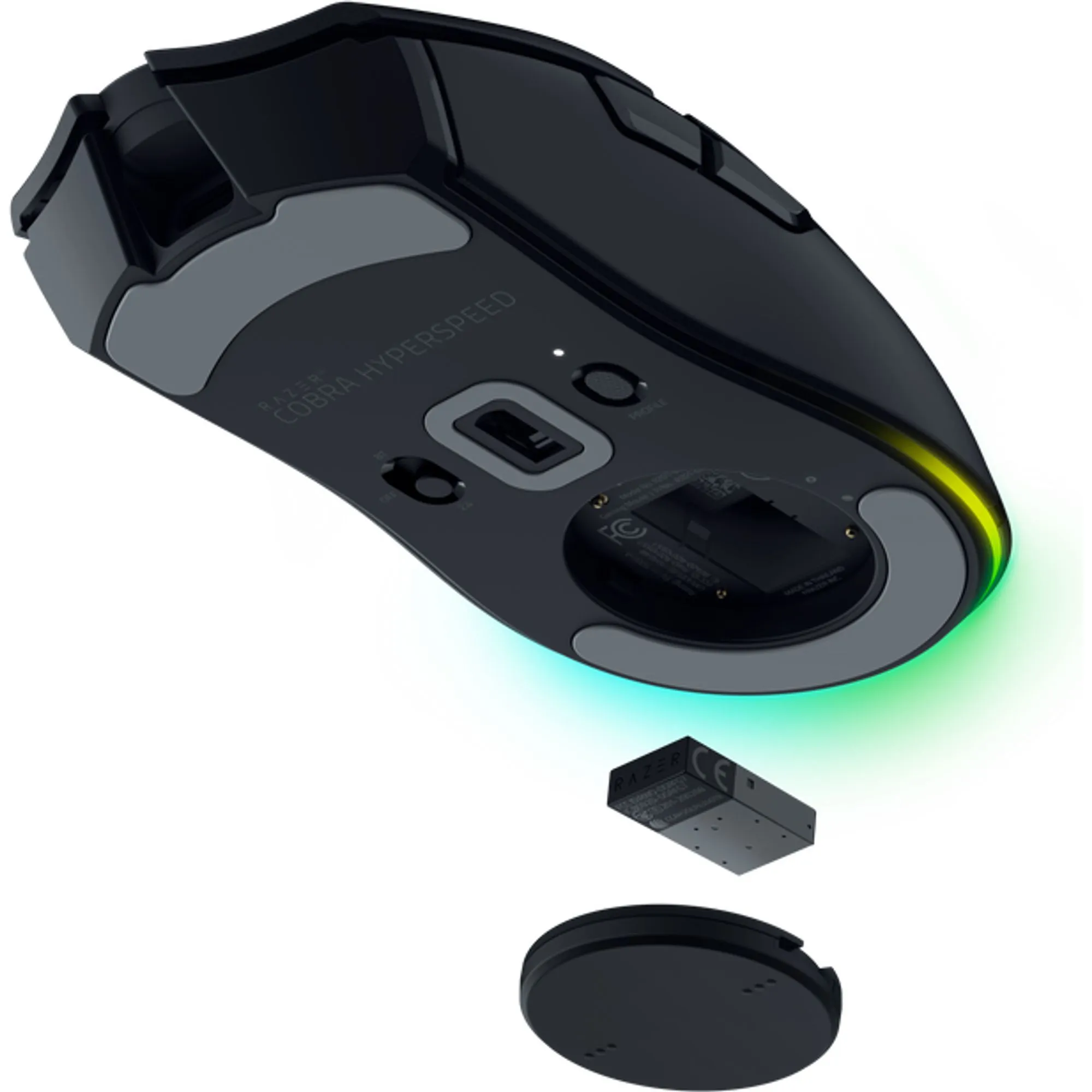 Razer Cobra HyperSpeed tr&aring;dl&ouml;s gamingmus, svart