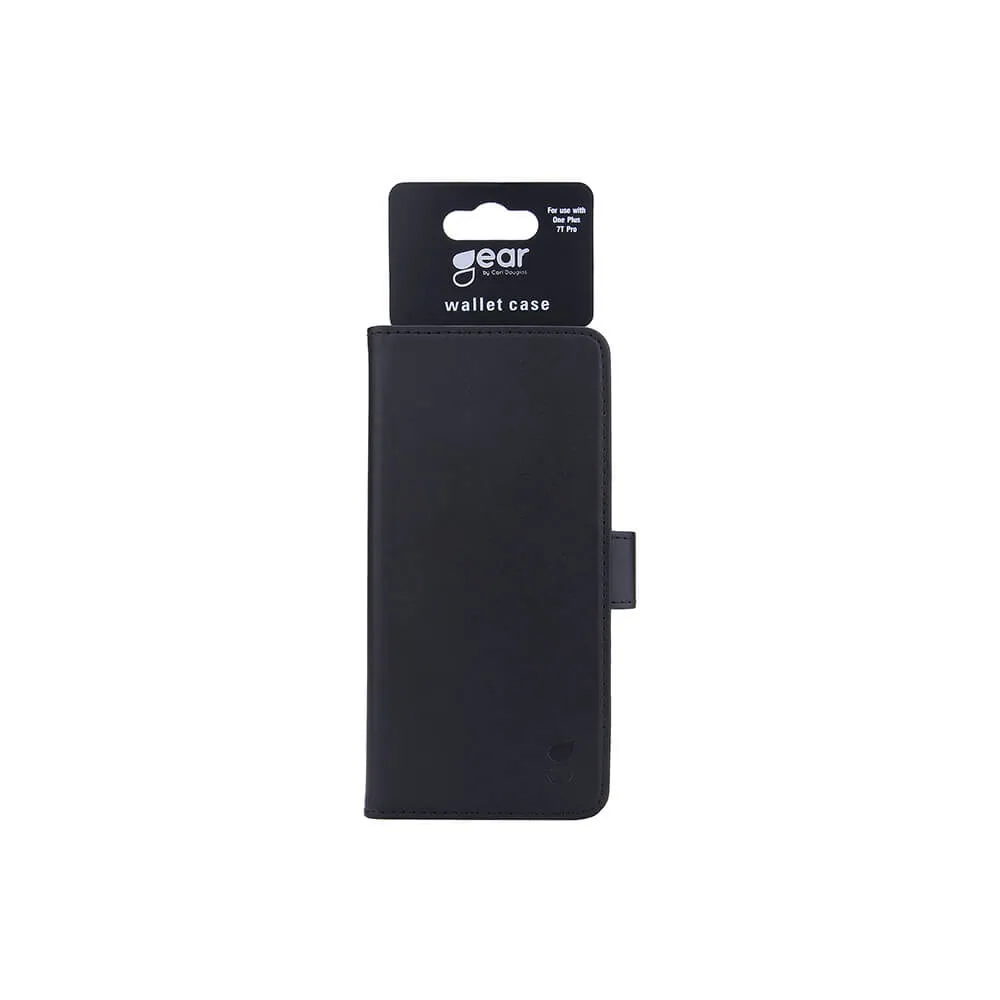 GEAR Wallet, OnePlus 7T Pro - pl&aring;nboksfodral, Svart