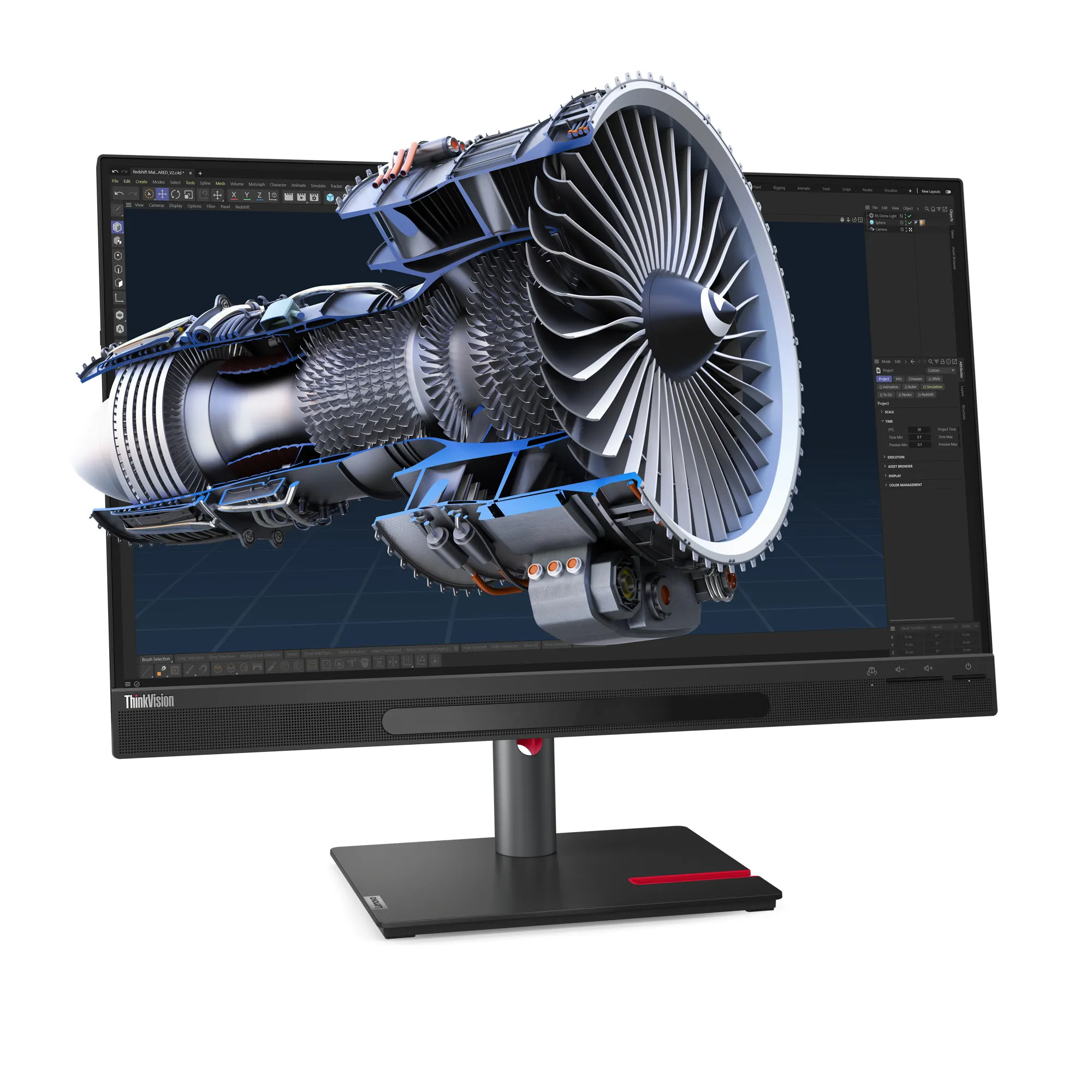 Lenovo ThinkVision 27 3D 27" UHD, IPS Monitor with USB-C hub