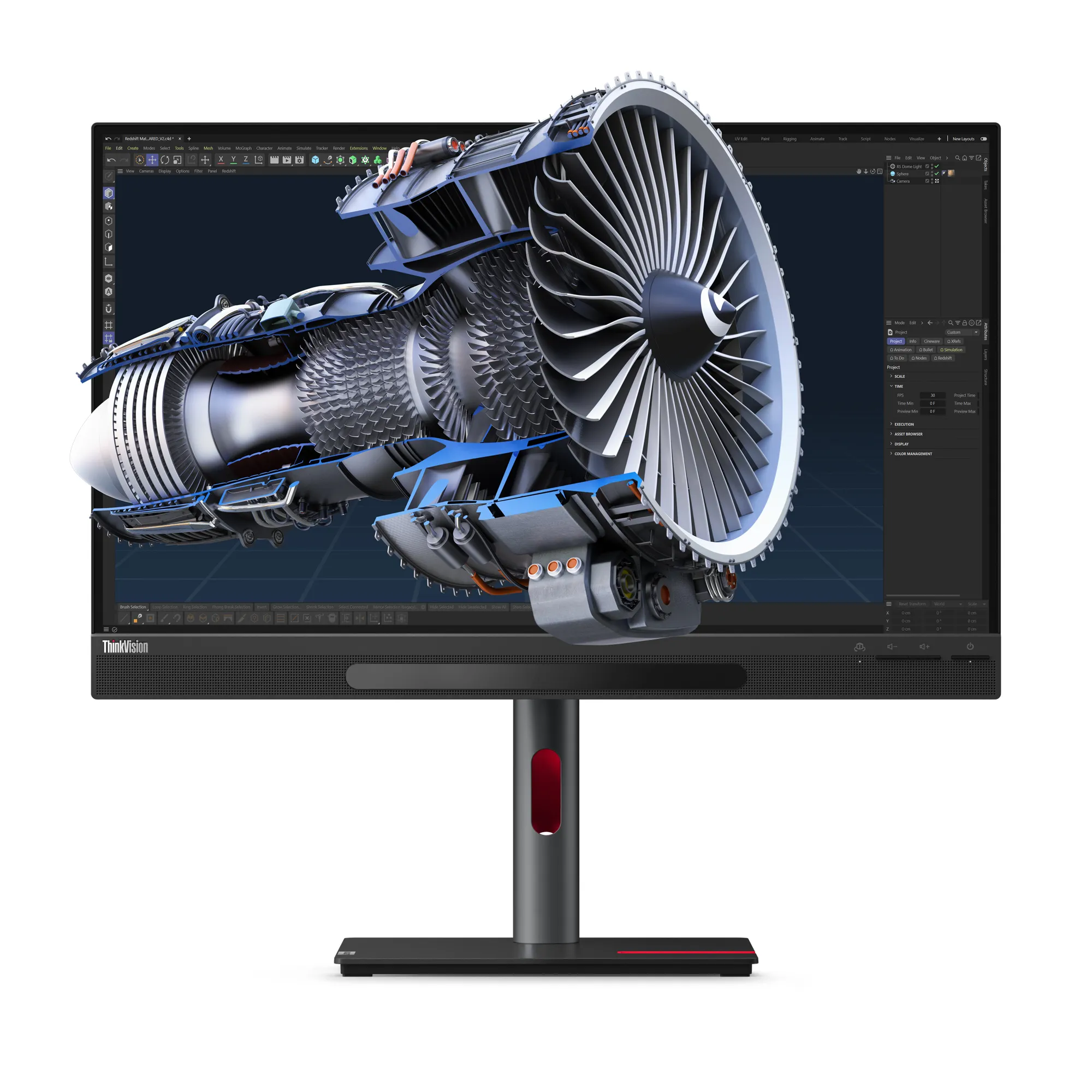 Lenovo ThinkVision 27 3D 27" UHD, IPS Monitor with USB-C hub