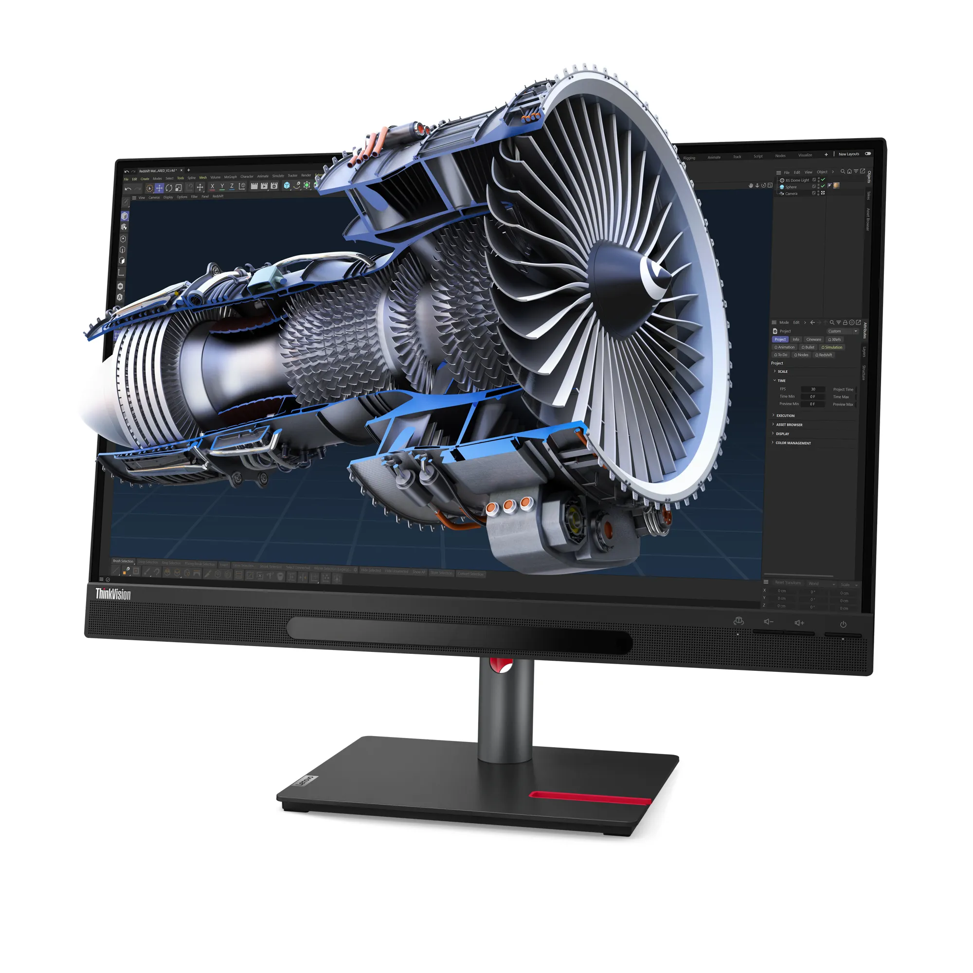 Lenovo ThinkVision 27 3D 27" UHD, IPS Monitor with USB-C hub