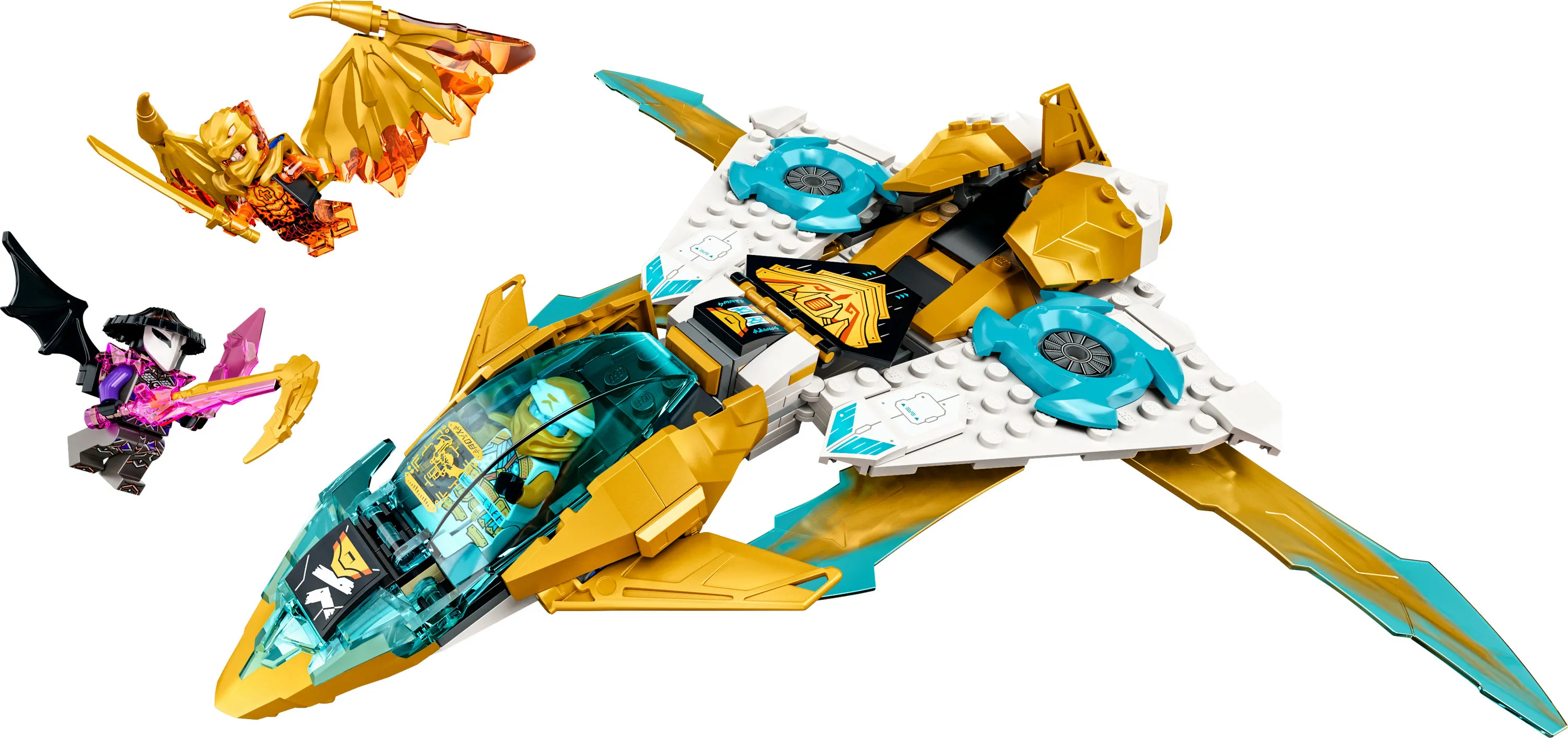 Lego Ninjago -Zanen kultainen lohik&auml;&auml;rmelentokone 71770