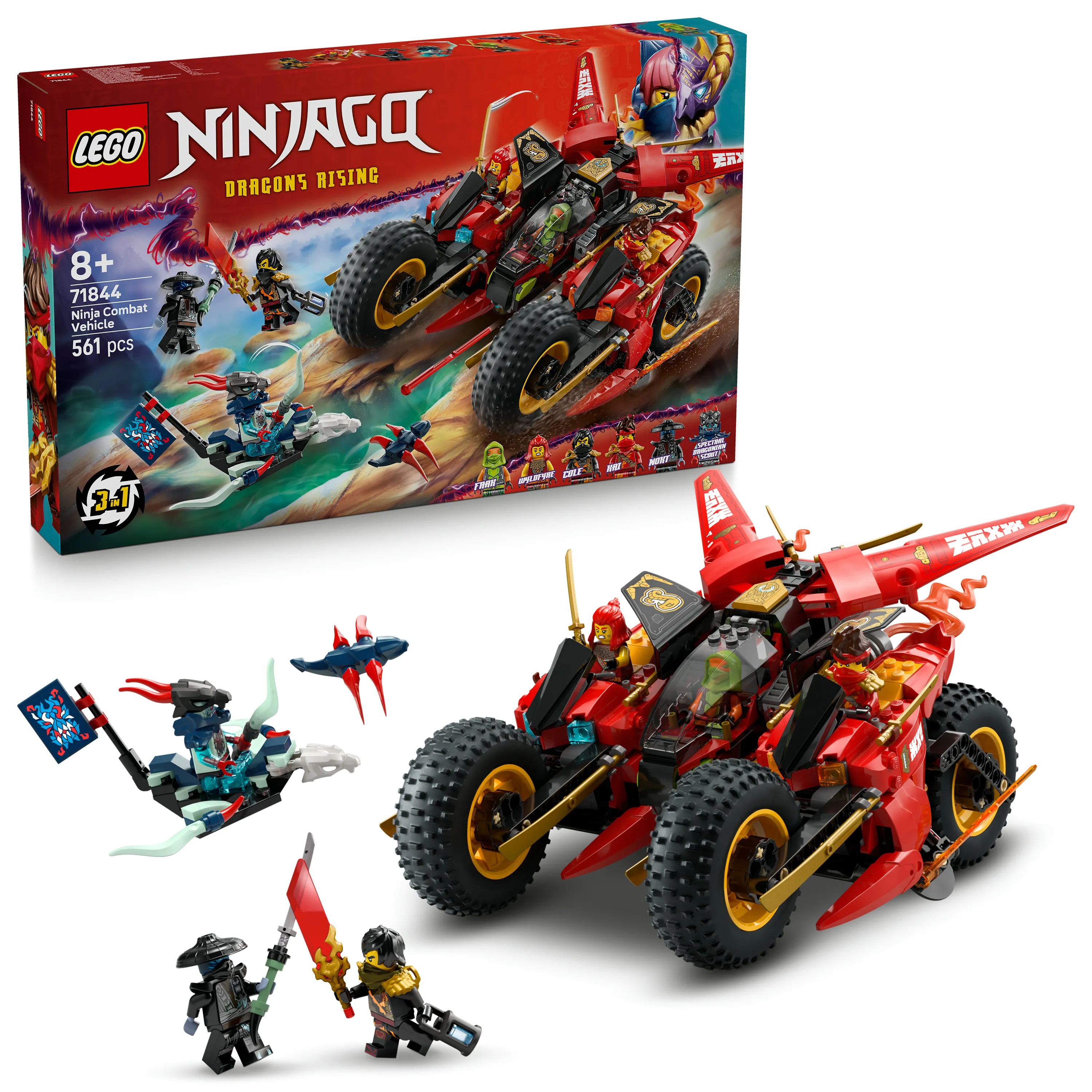 LEGO NINJAGO Ninjojen taisteluajoneuvo 71844