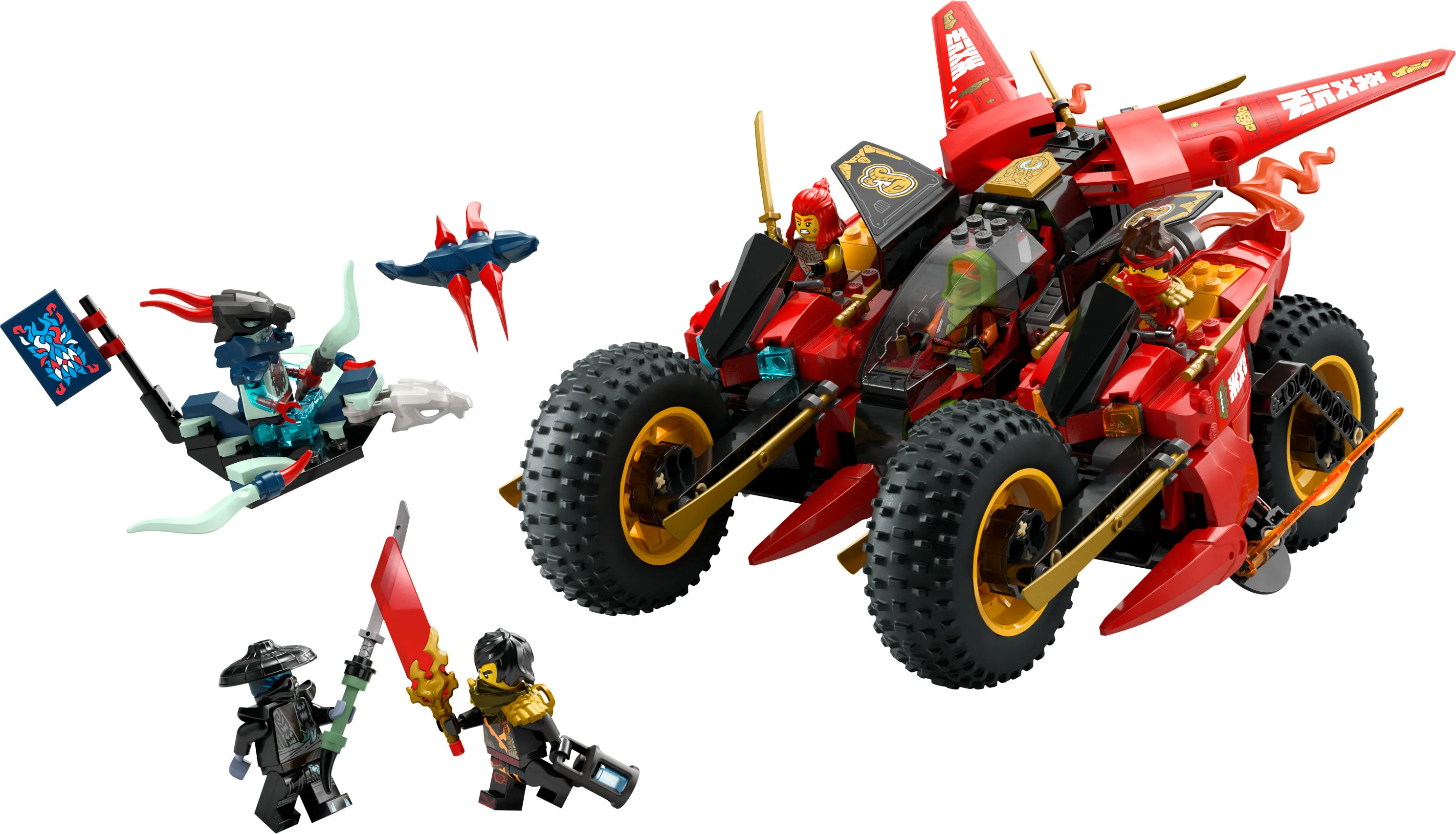 LEGO NINJAGO Ninjojen taisteluajoneuvo 71844