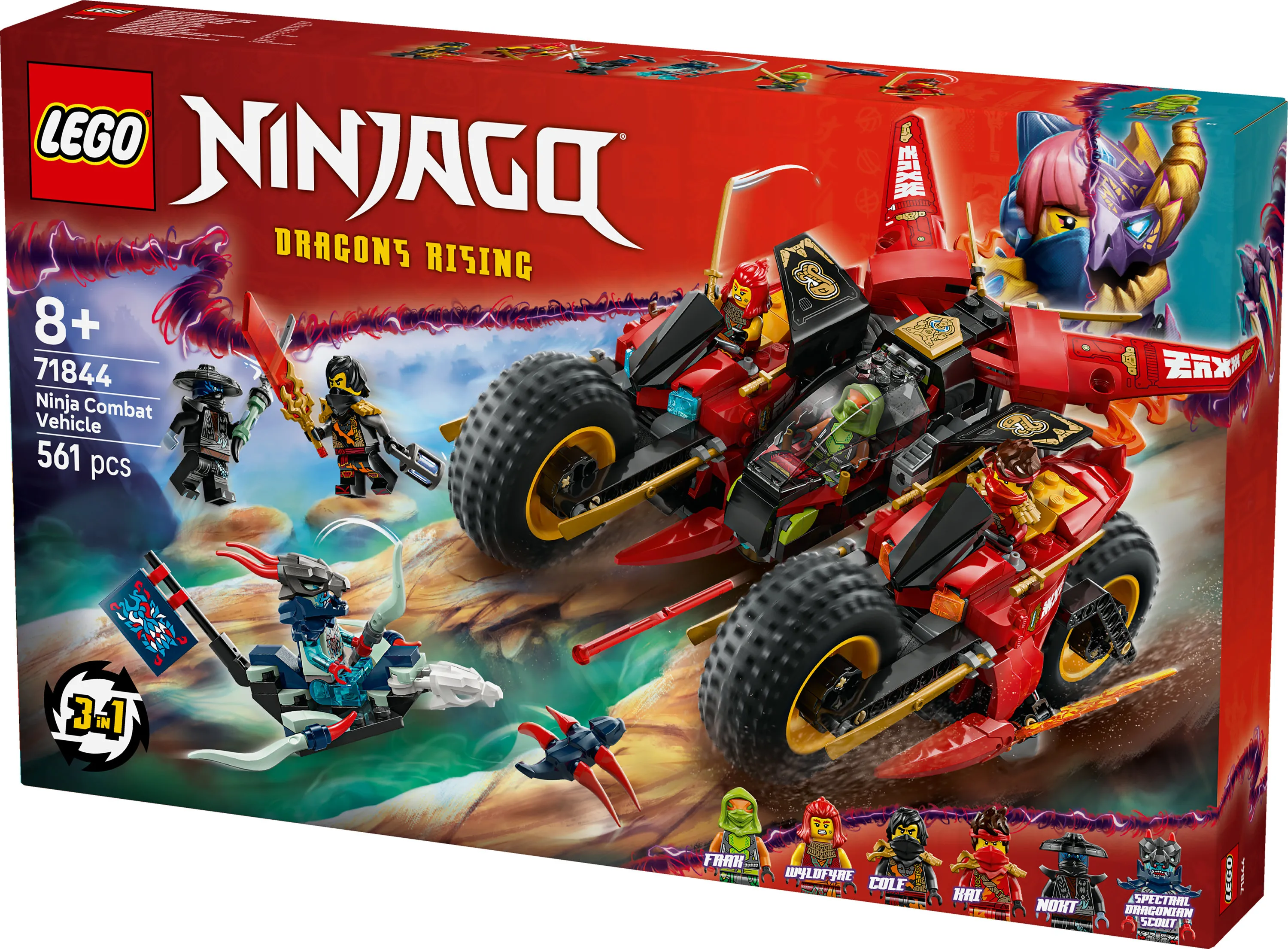 LEGO NINJAGO Ninjojen taisteluajoneuvo 71844