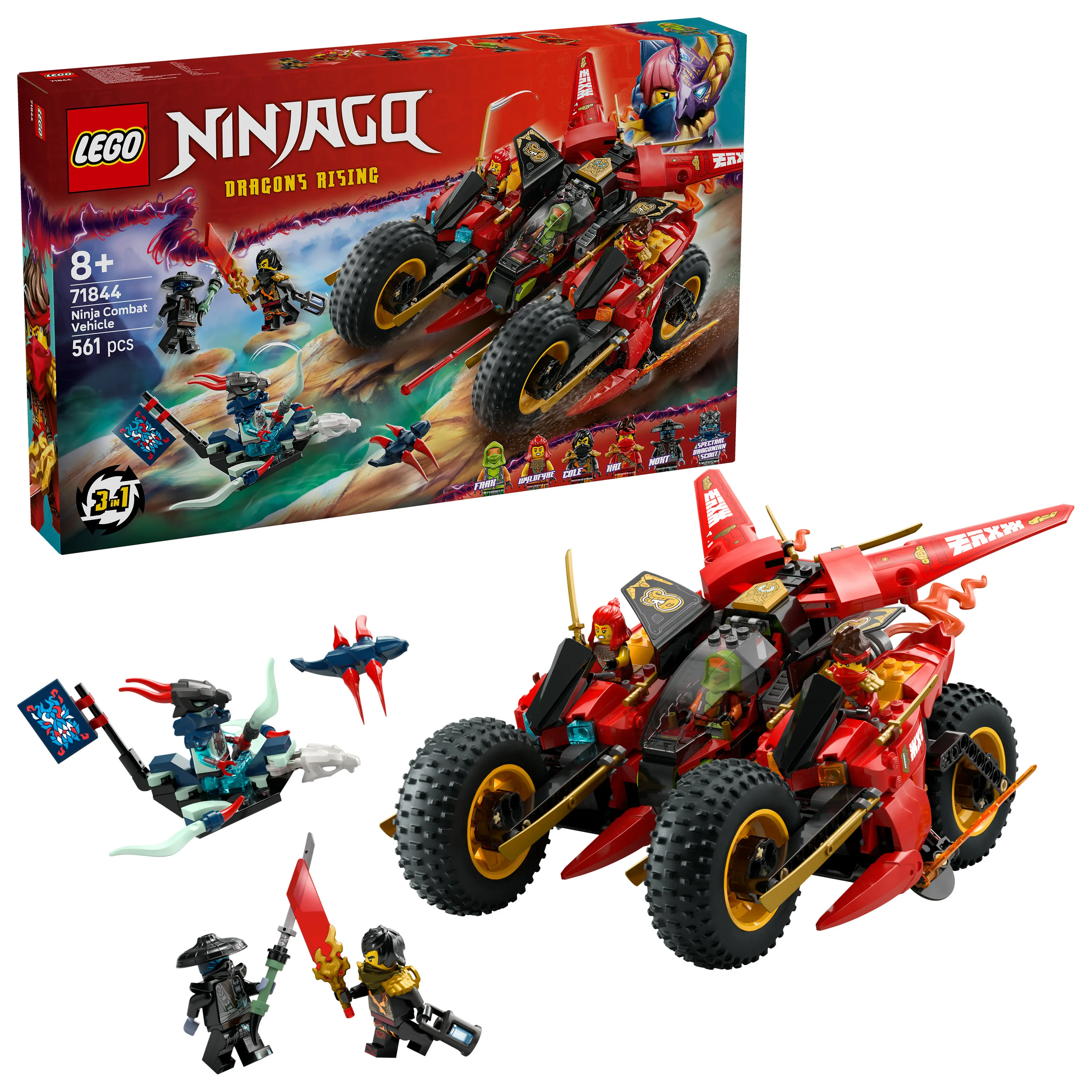 LEGO NINJAGO Ninjojen taisteluajoneuvo 71844