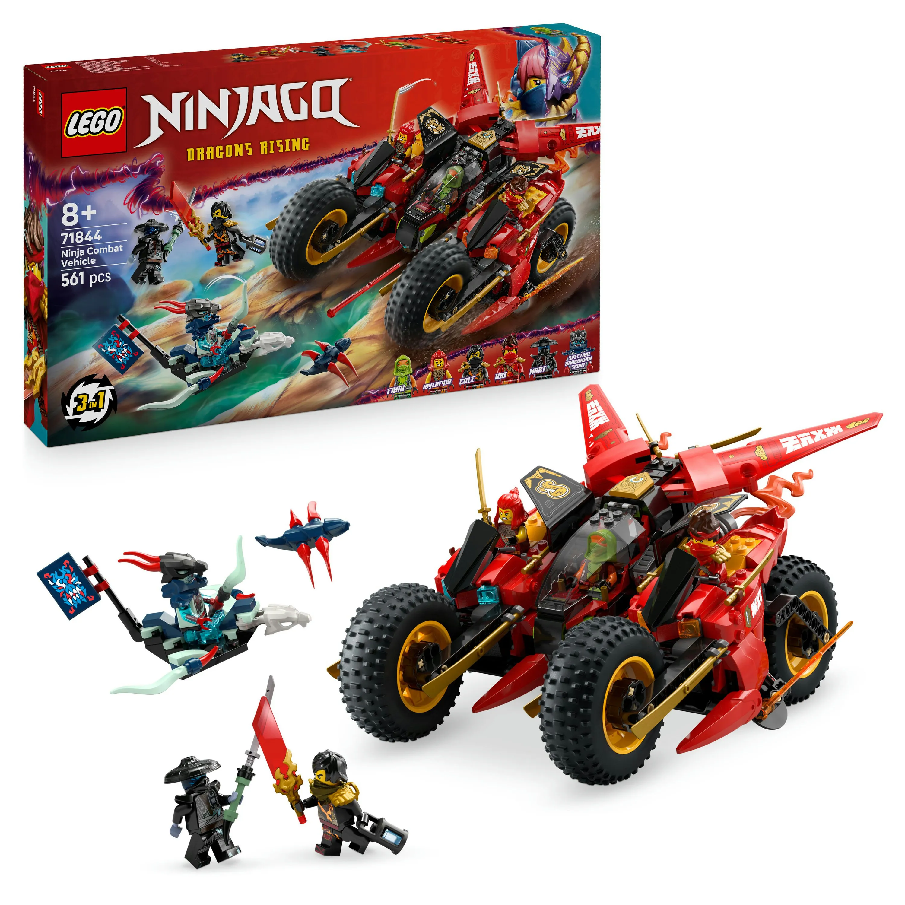 LEGO NINJAGO Ninjojen taisteluajoneuvo 71844