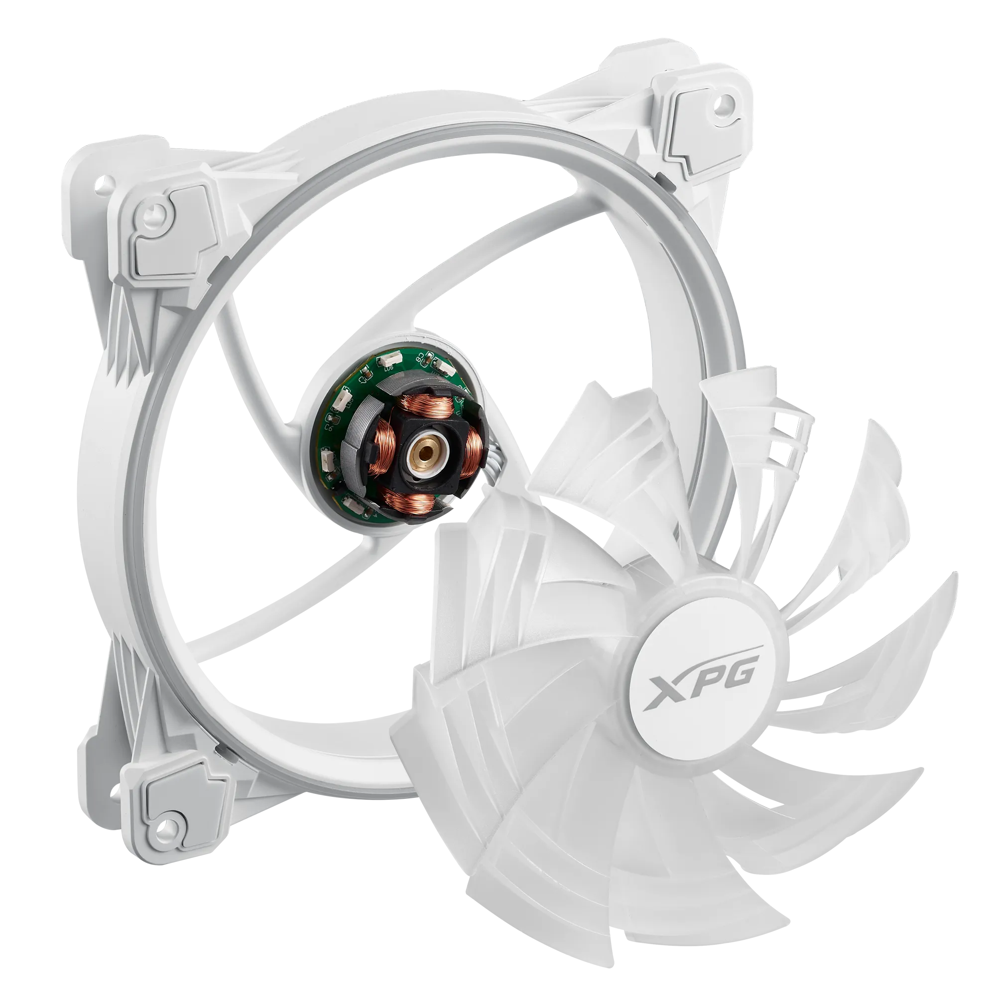 XPG HURRICANE 120 ARGB PWM Bundkort Ventilator 12 cm White 1 stk