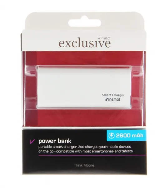 INSMAT POWER BANK 2400MAH LI-ON CREDIT CARD