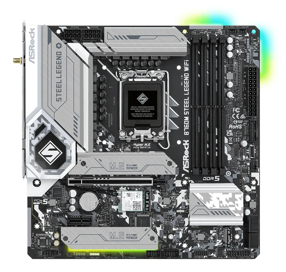 ASRock B760M Steek Legend Wi-Fi mATX - motherboard
