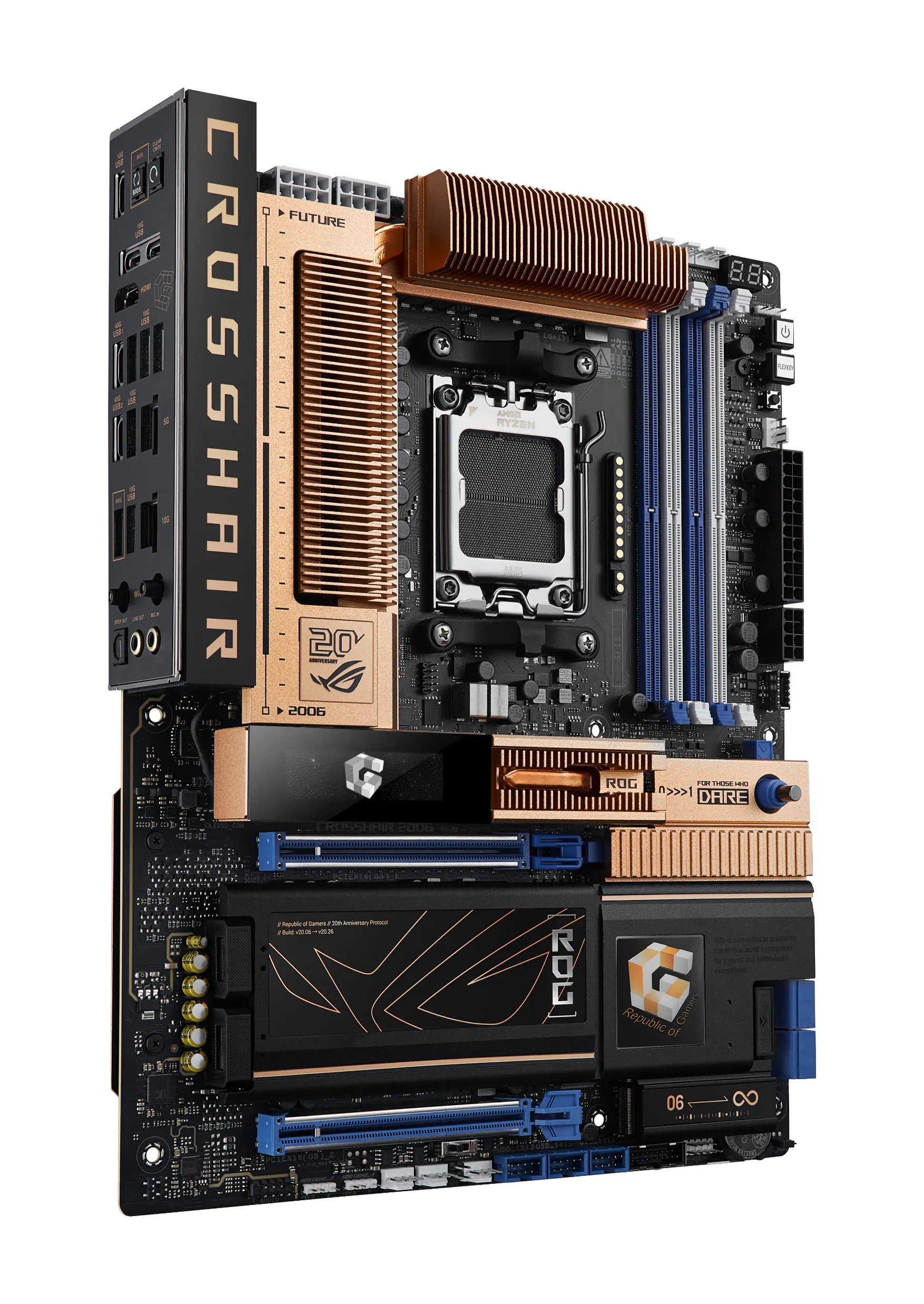 Asus ROG Crosshair 2006 WiFi 7 AM5 ATX moderkort