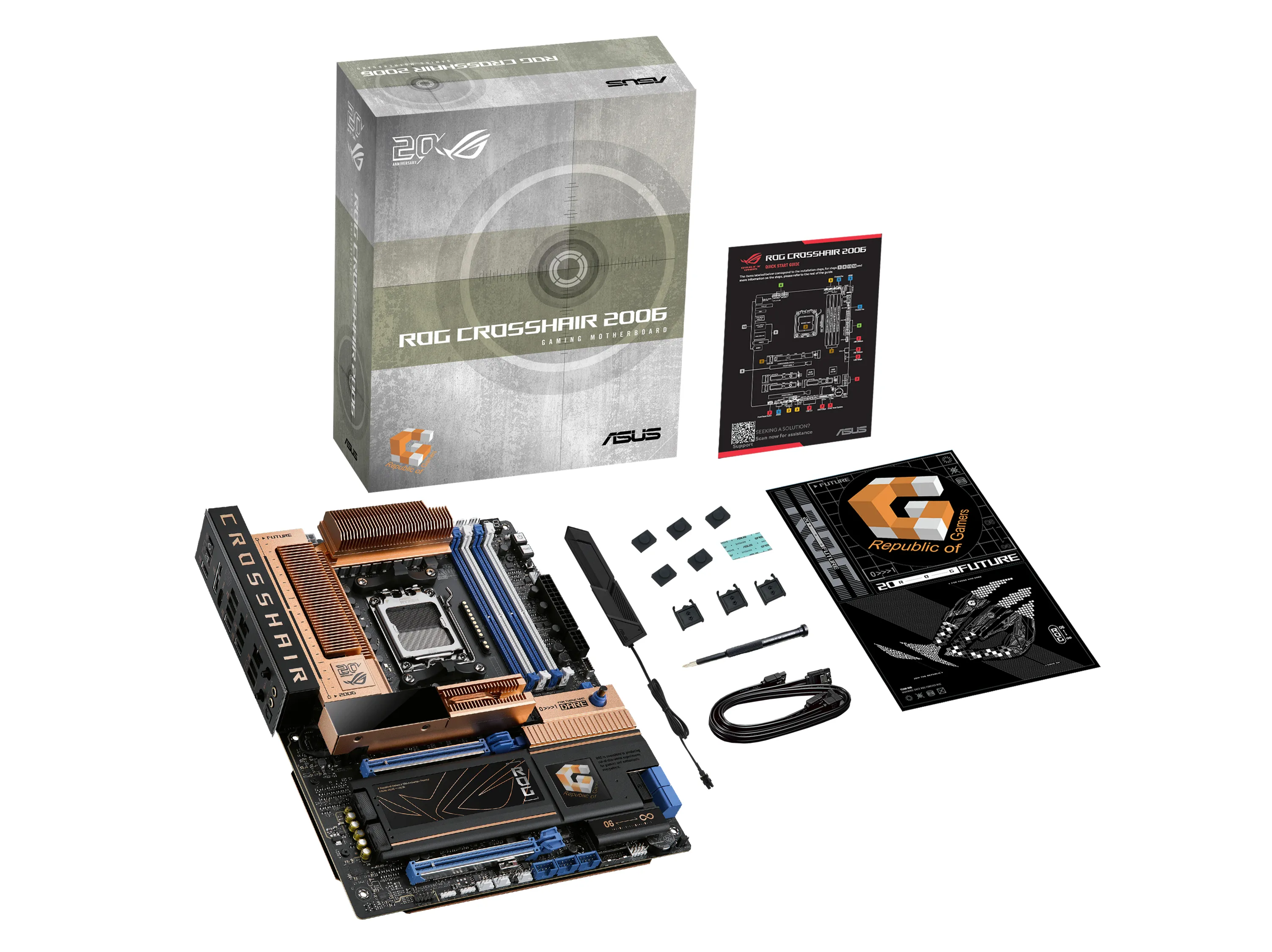 Asus ROG Crosshair 2006 WiFi 7 AM5 ATX moderkort