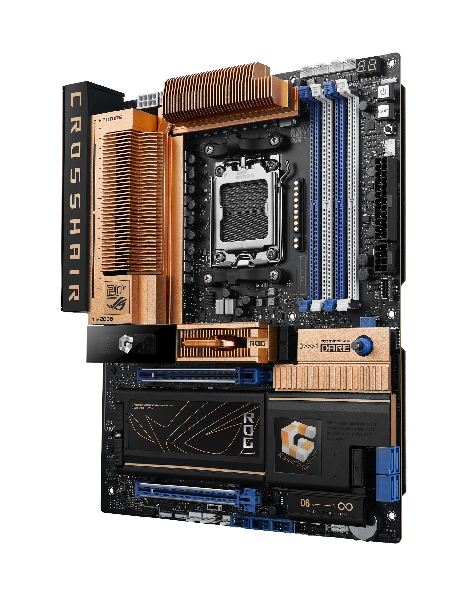 Asus ROG Crosshair 2006 WiFi 7 AM5 ATX moderkort