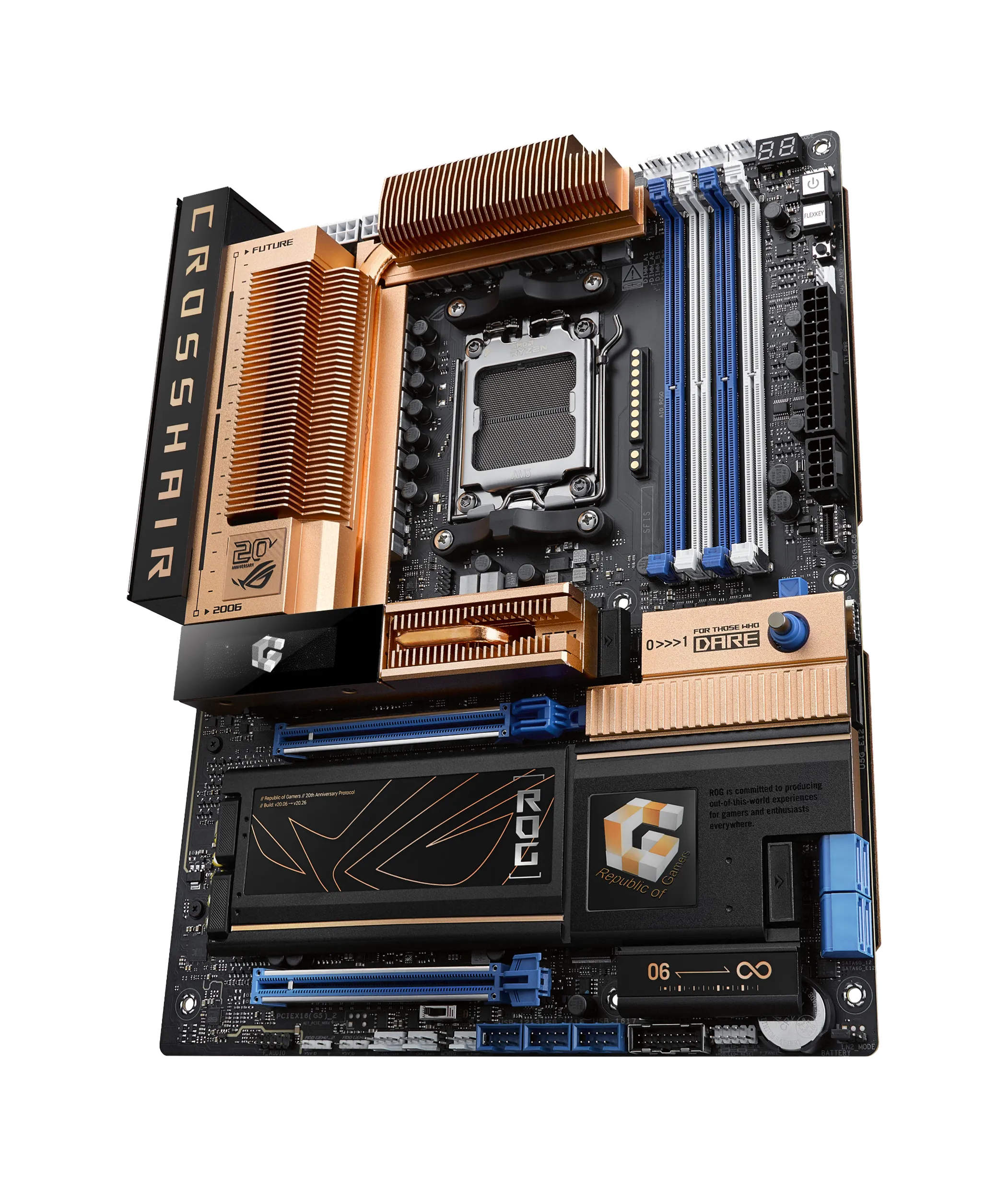 Asus ROG Crosshair 2006 WiFi 7 AM5 ATX moderkort
