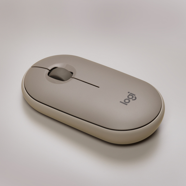 Logitech Pebble M350 Wireless Mouse - mouse, Sand