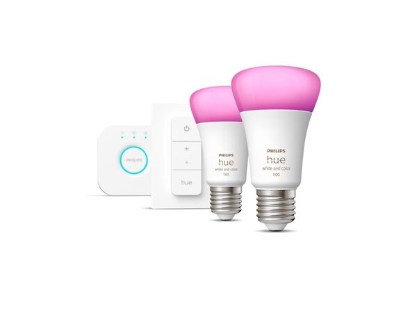 Philips HUE STARTKIT WHITE AND - COLOR AMB E27 A60 2 BULB