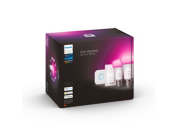 Philips HUE STARTKIT WHITE AND - COLOR AMB E27 A60 2 BULB
