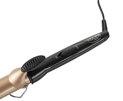 Adler AD 2112 32mm Hair Curler, Black/Rose Gold