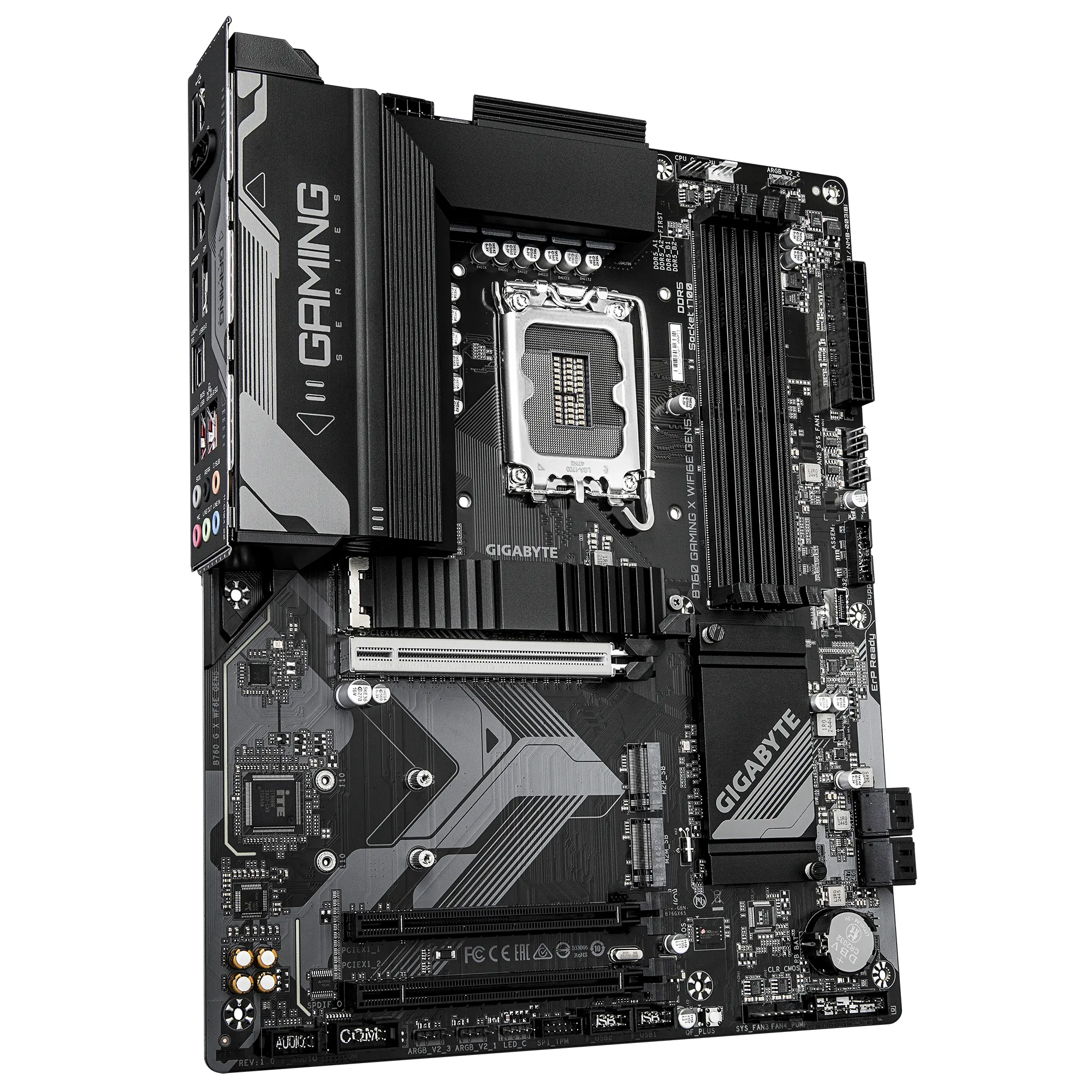 Gigabyte B760 WiFi6E Gen5 DDR5 LGA1700 ATX - motherboard