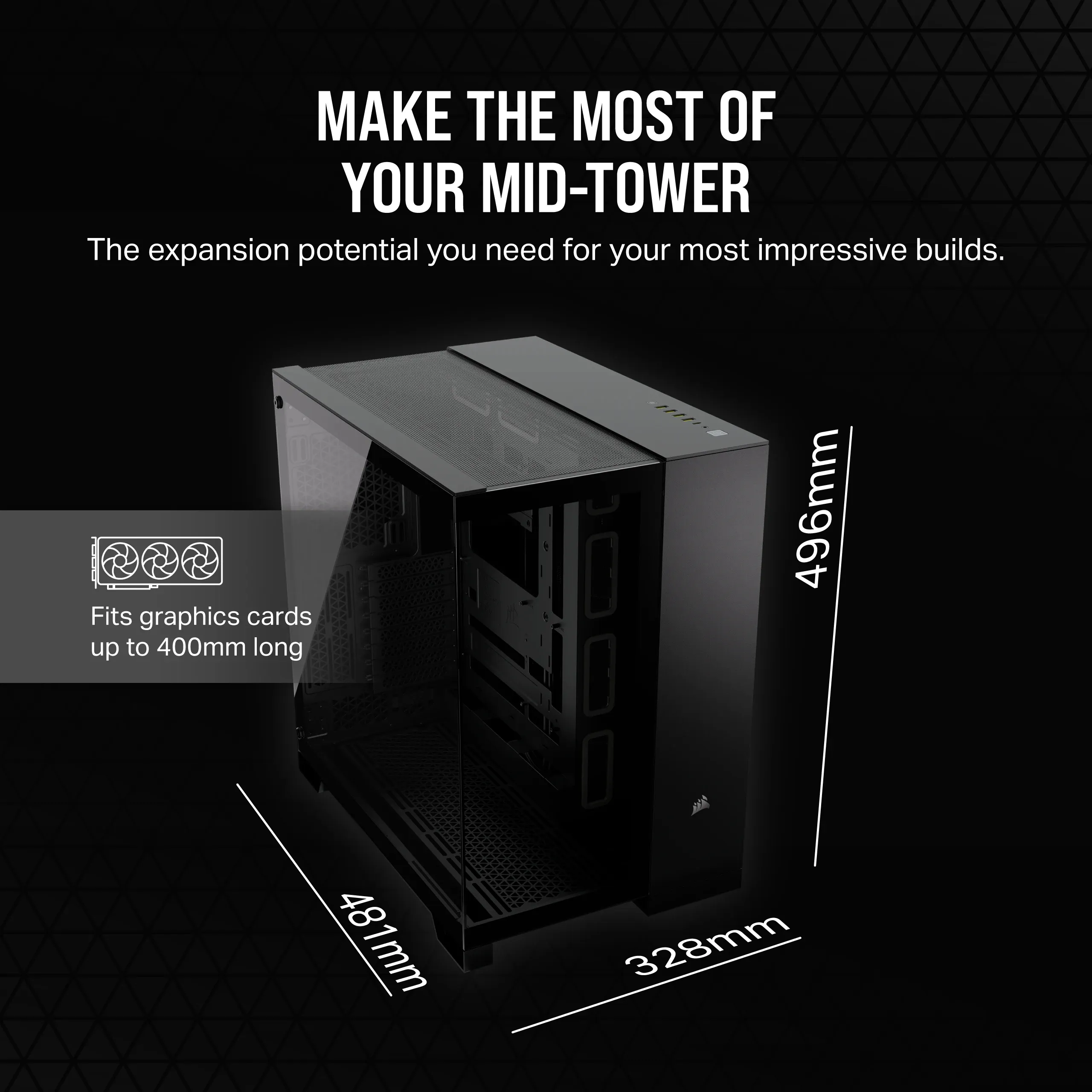 Corsair 6500X Airflow - midi case, black