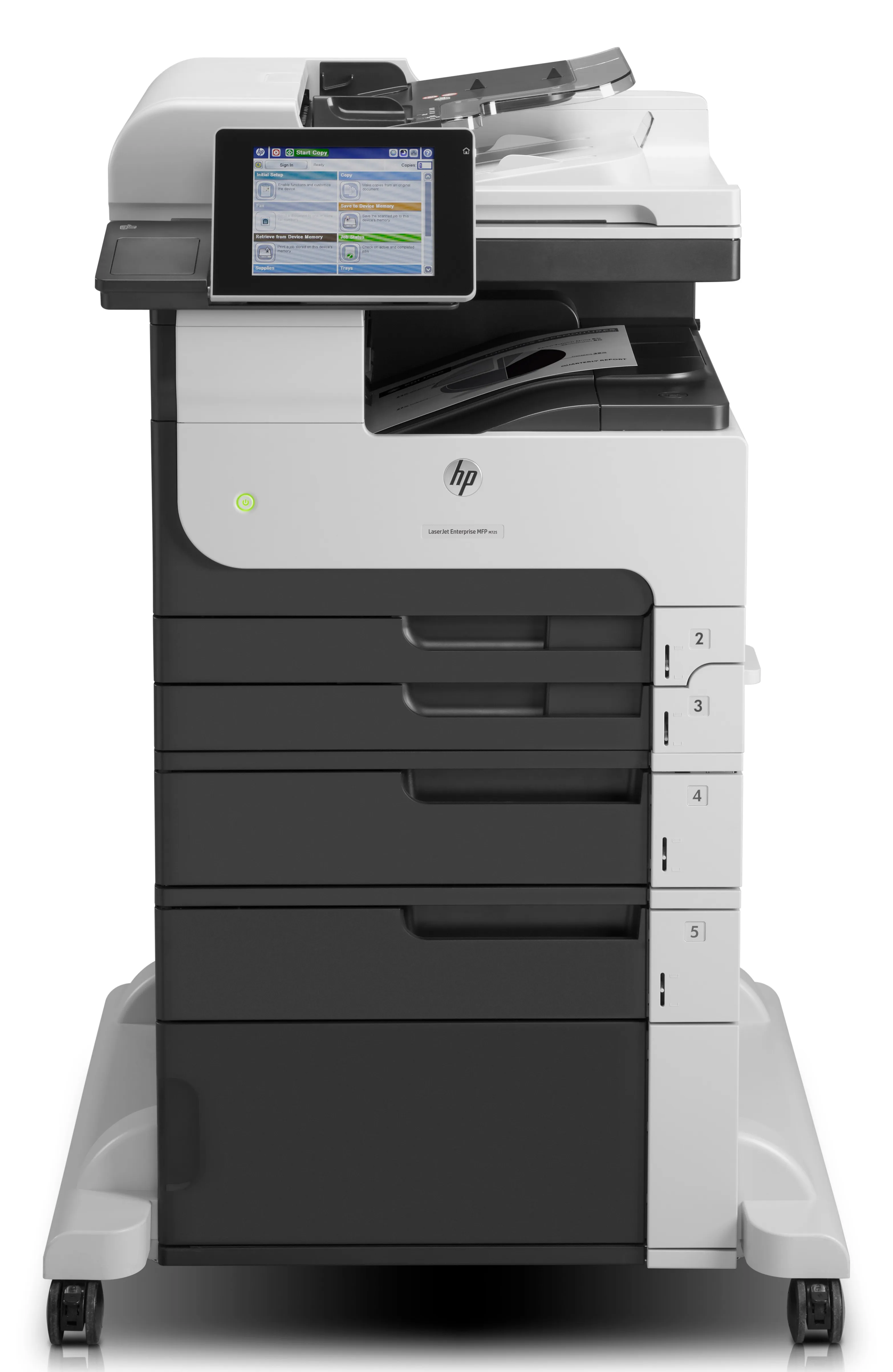 HP LaserJet Enterprise M725f Duplex, LAN, A3 - mono laser printer