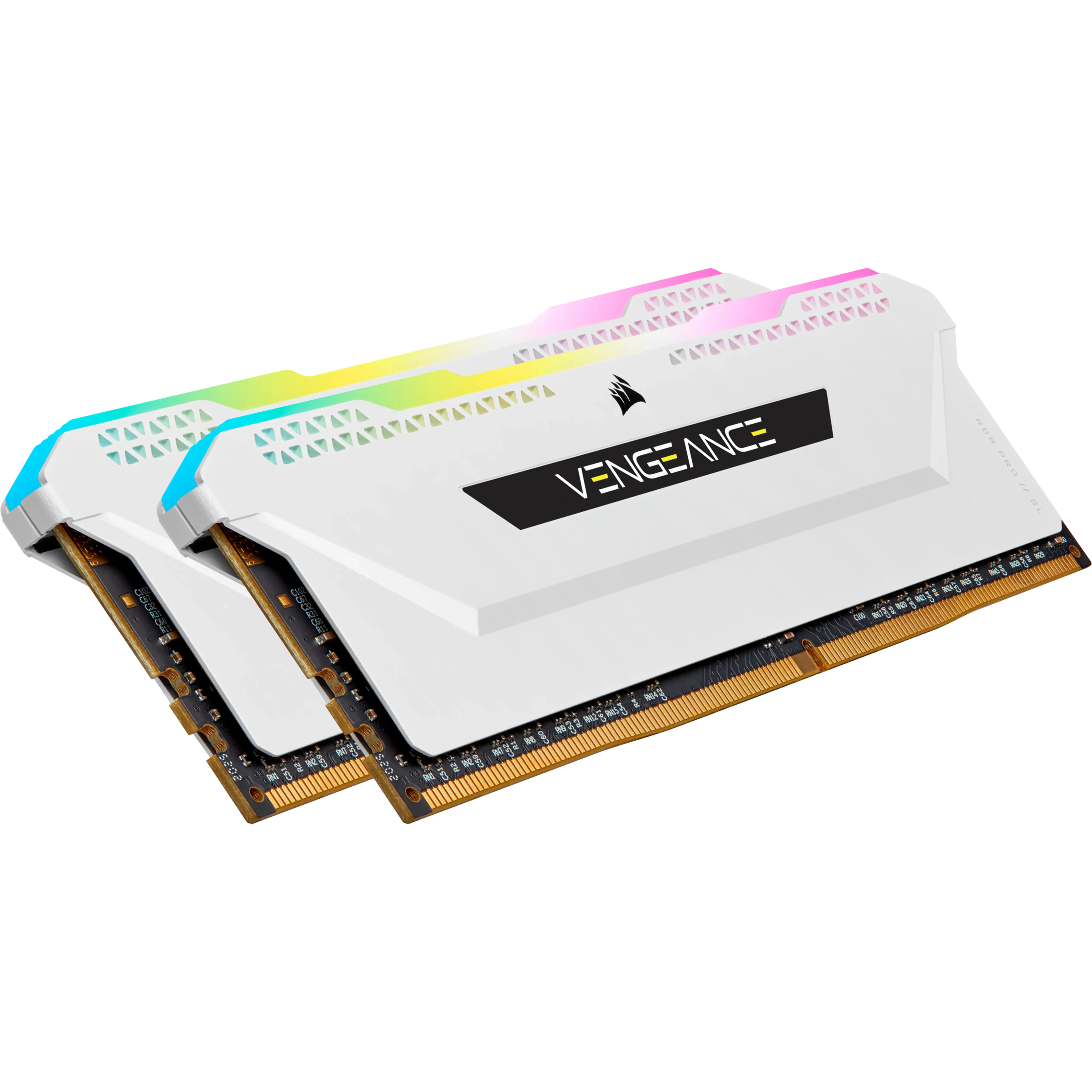 Corsair Vengeance RGB Pro SL 32 GB (2 x 16 GB) DDR4 3600 MHz, CL18 - minne, Vit