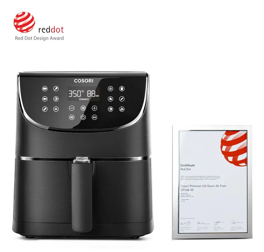 Cosori Premium CP158-AF-RXB Airfryer 1700W - airfryer, black, 5.5l
