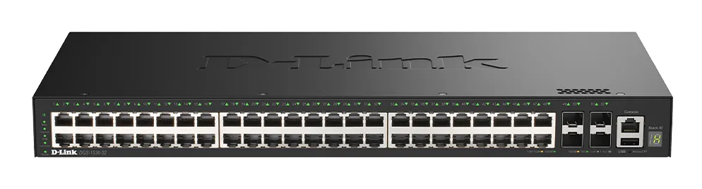 D-Link DGS-1530-52/E - Managed Switch, Black