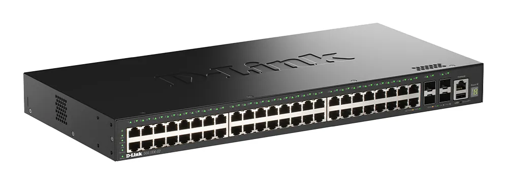 D-Link DGS-1530-52/E - Managed Switch, Black