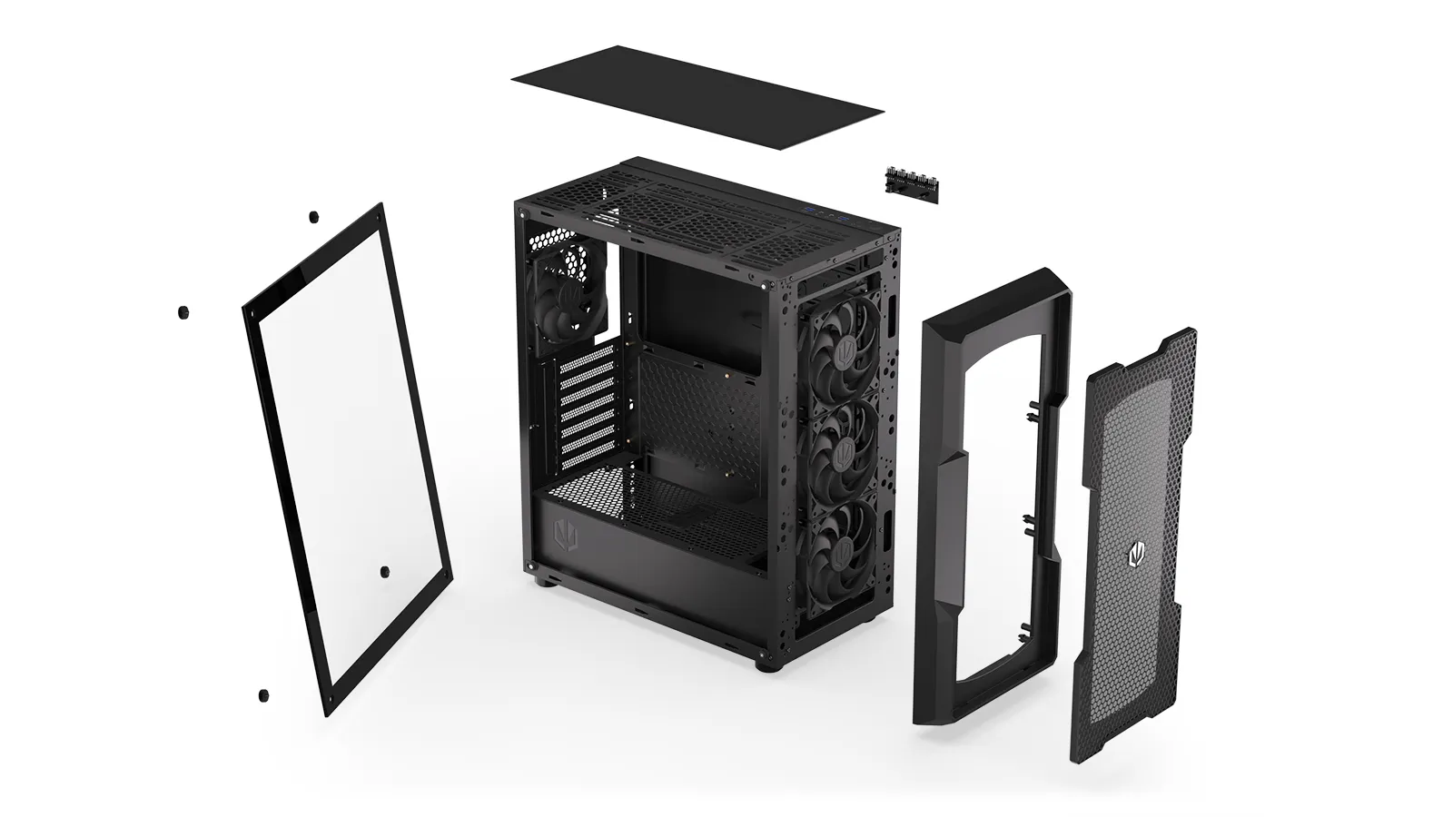 Endorfy Regnum 400 Air - Minitower chassi, Svart