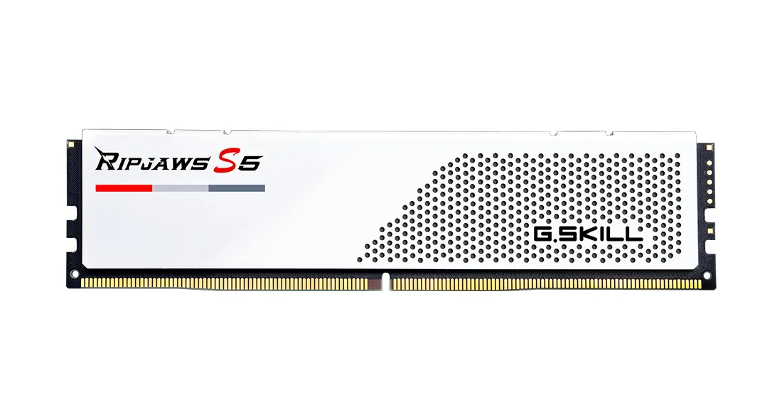 G.Skill Ripjaws S5 32GB (2 x 16GB) DDR5 5600 MHz, CL40 - memory, White