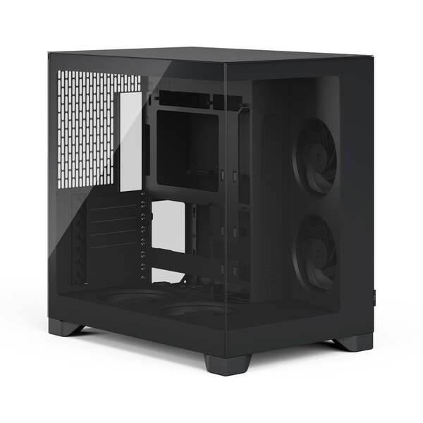 Fractal Design Pop 2 Vision -miditornikotelo ikkunalla, musta