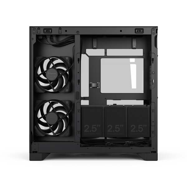 Fractal Design Pop 2 Vision -miditornikotelo ikkunalla, musta