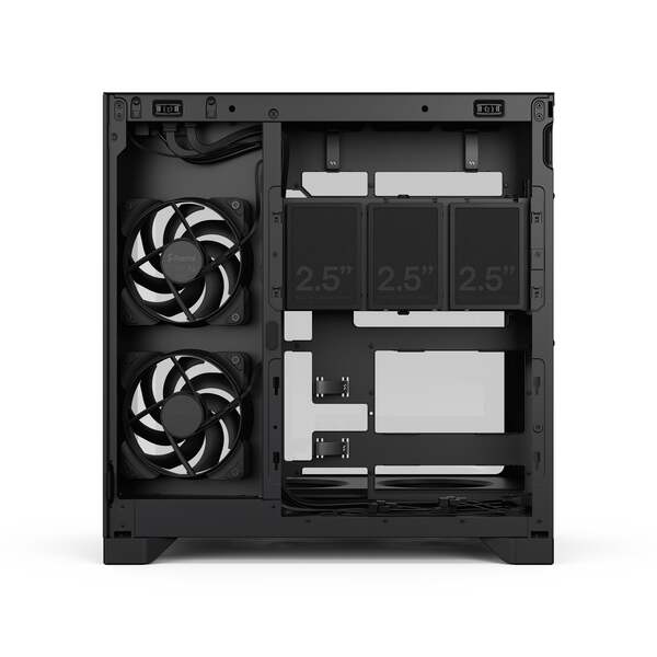 Fractal Design Pop 2 Vision -miditornikotelo ikkunalla, musta