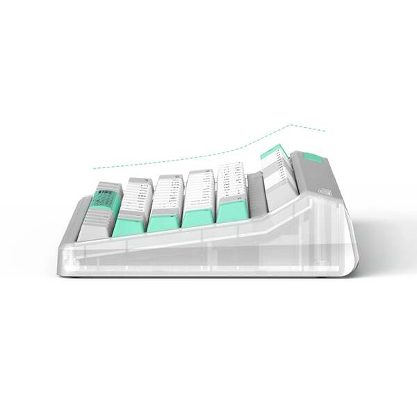 Iqunix OG80 Wormhole wireless RGB TTC Silent Brown - speltangentbord