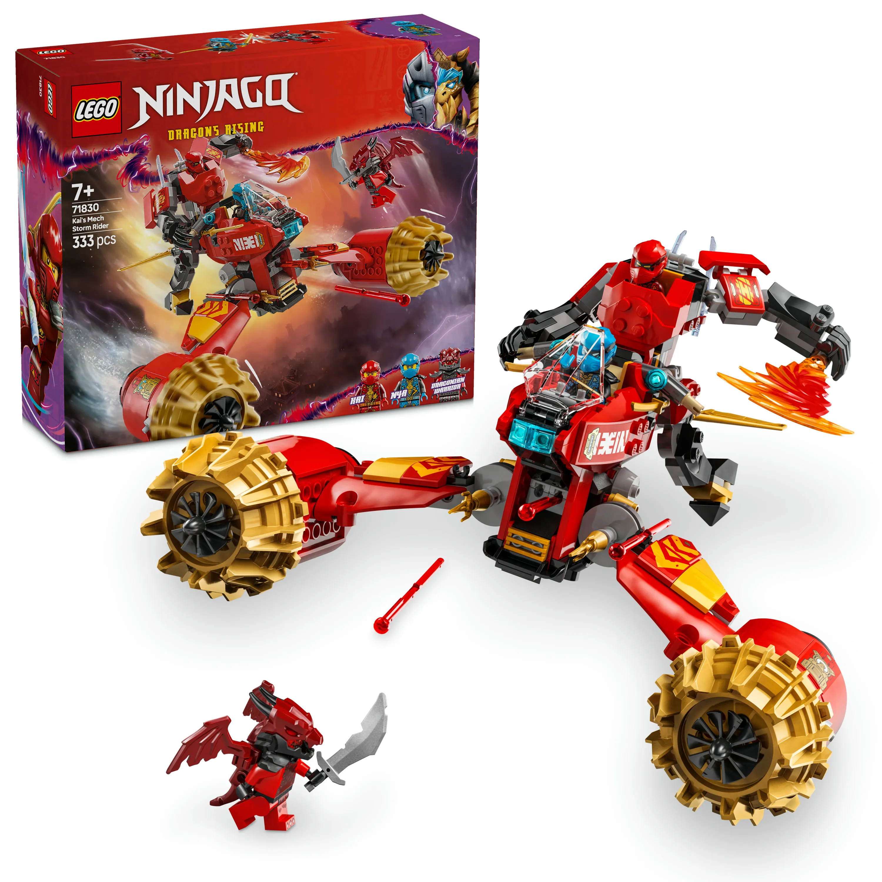 LEGO NINJAGO Kai's Storm Rider Robot 71830