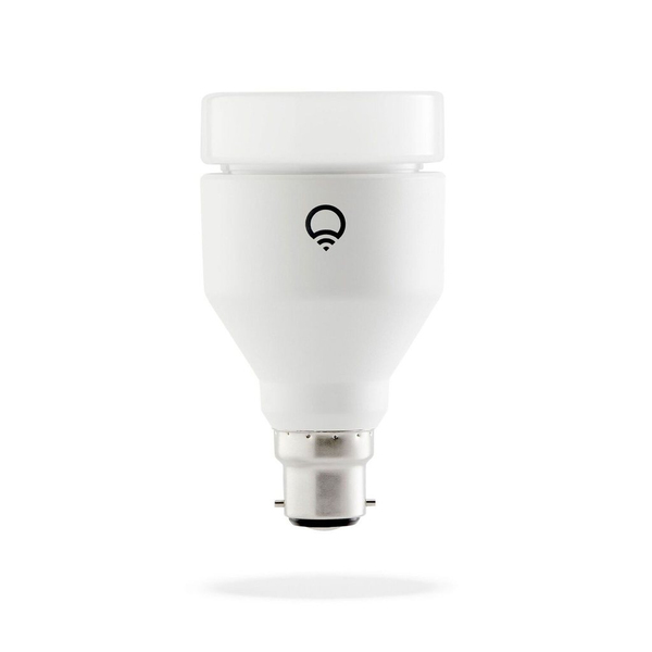 LIFX - LED-lamppu - muoto: A19 - B22 - 11 W (samanlainen 75 W) - luokka A+ - 16 miljoonaa v&auml;ri&auml; - 2500-9000 K - helmenvalkoinen