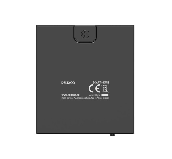 Deltaco Scart - HDMI -muunnin, Musta