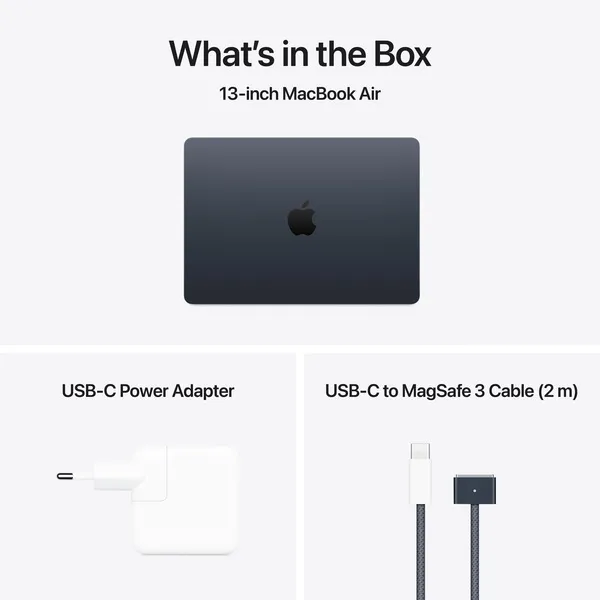 Apple MacBook Air 13&quot; M4 (10/10) 24GB, 512GB - notebook, Midnight, MC6C4