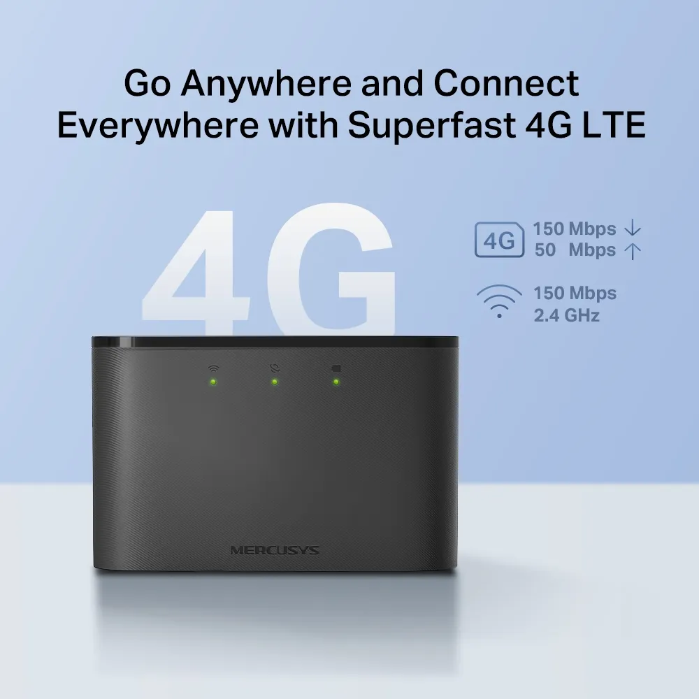 Mercusys MT110 4G LTE - mobilt WiFi-modem