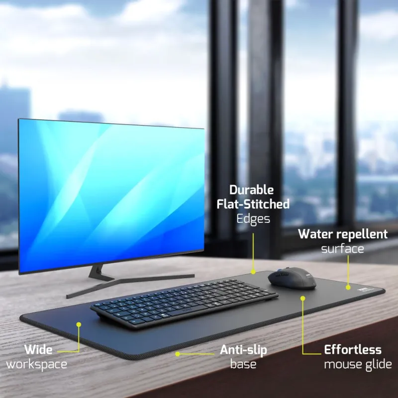 Port Designs MousePad Pro Mousepad, 700x300 mm, Black