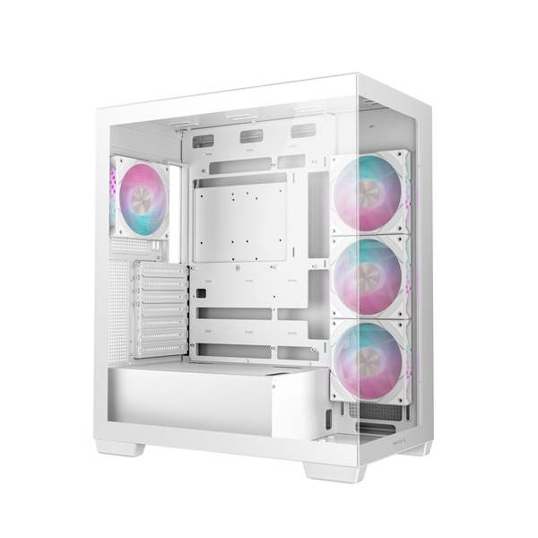 DeepCool CG580 4F -miditornikotelo ikkunalla, Valkoinen