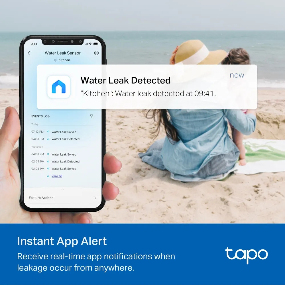 TP-Link Tapo T300 Smart - water leak sensor