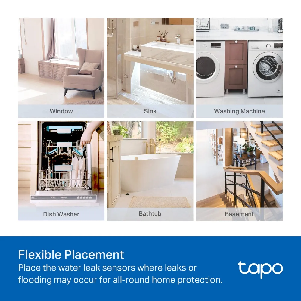 TP-Link Tapo T300 Smart - water leak sensor