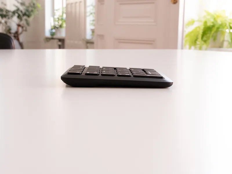 Mousetrapper Type NumPad -langaton ergonominen n&auml;pp&auml;imist&ouml;, musta