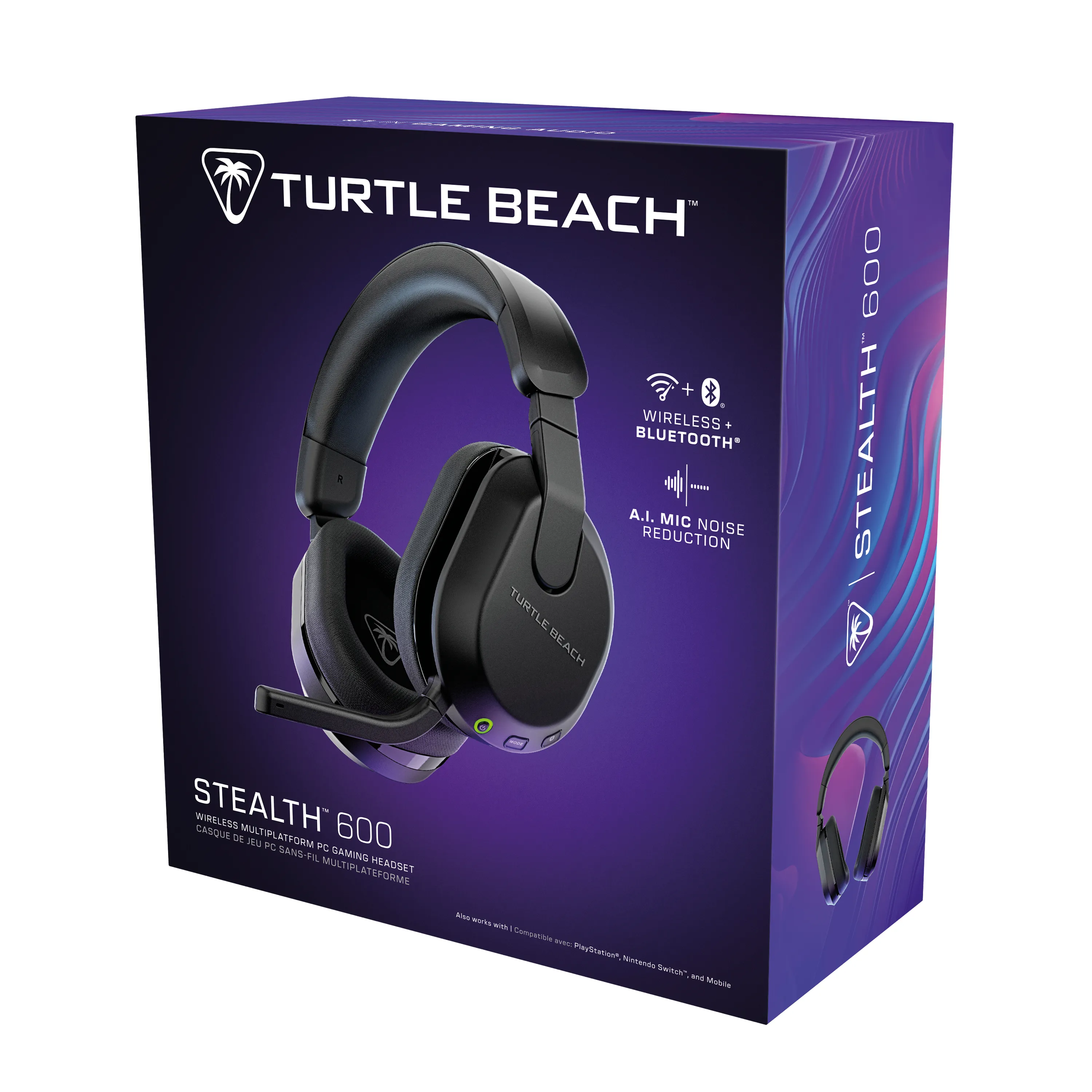 Turtle Beach Stealth 600 Generation 3 Wireless Gaming Headset, Black