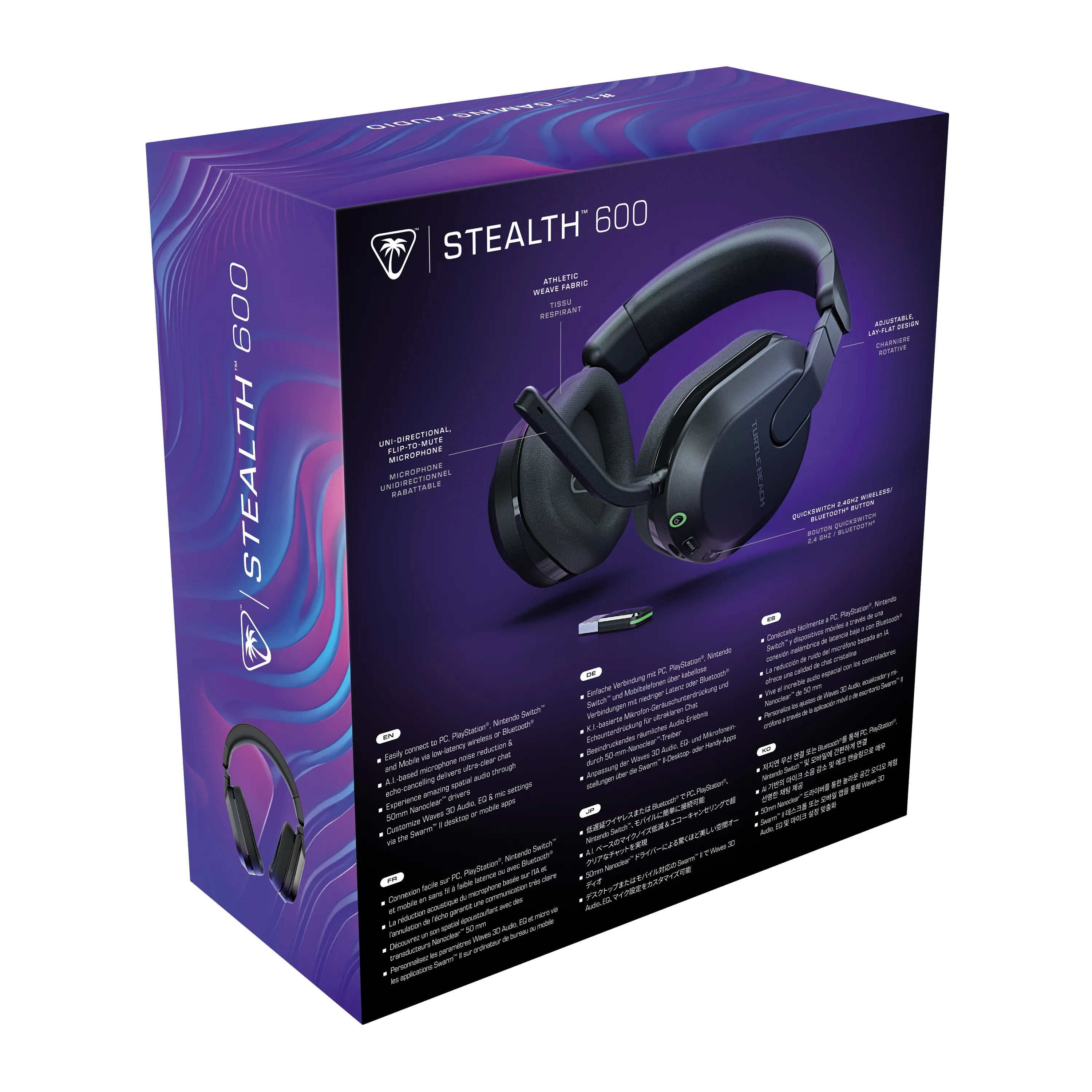 Turtle Beach Stealth 600 Generation 3 Wireless Gaming Headset, Black