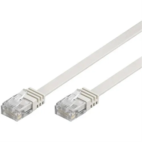 Deltaco Cat6 U/UTP - network cable, 0.5 m, White