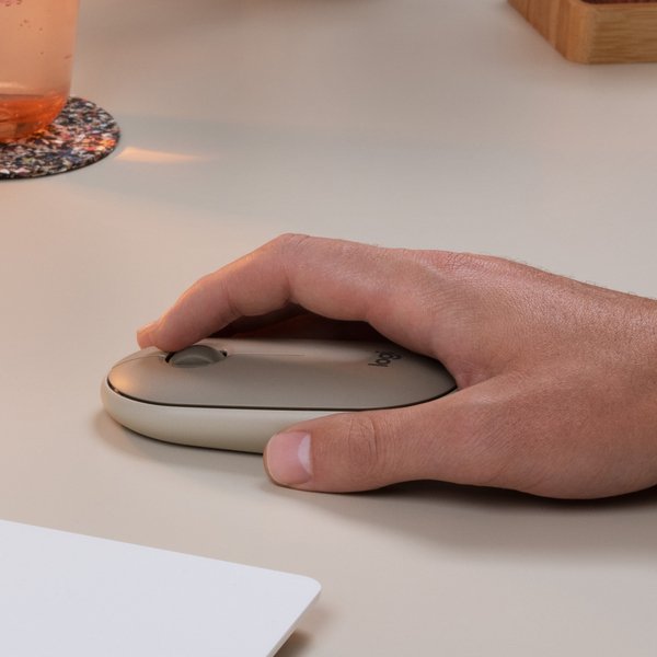 Logitech Pebble M350 Wireless Mouse - mus, Slipa